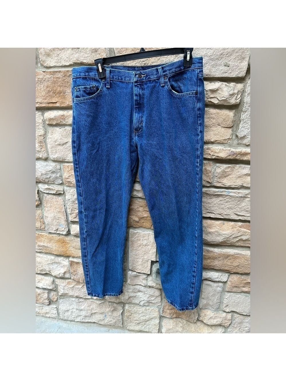 Wrangler men’s Cowboy Cut Original fit Denim blue Jeans SZ 40x32 excellent shape